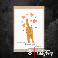 Image 1 of Buttload of Love Greeting Card