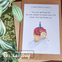 Image 2 of Birthday Haiku Greeting Card