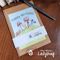 Image 4 of Fungi Happy Birthday Greeting Card