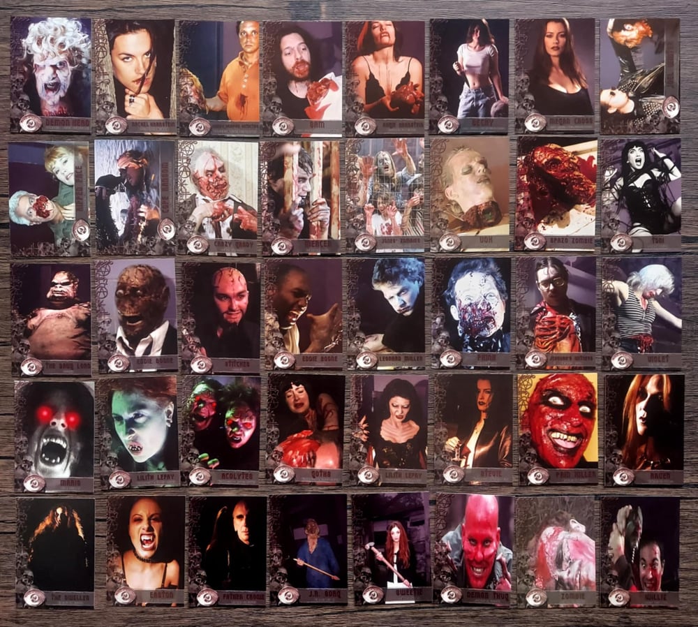 2004 Terror Cards Indie Horror Trading Cards - Premiere Edition (Full Set)