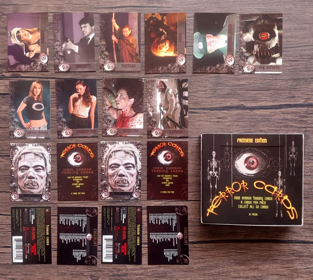 2004 Terror Cards Indie Horror Trading Cards - Premiere Edition (Full Set)