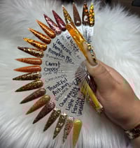 Image 2 of Fall Glitter Acrylics ( singles)