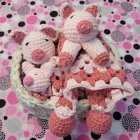 Image 1 of Baby crochet basket Gift
