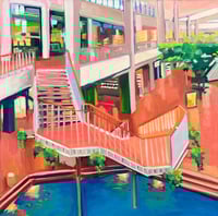 Mall Mezzanine by Sari Shryack - Original Painting