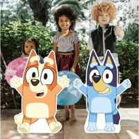Image 2 of Muffin - Bluey Family Cardboard Cutout, Waterproof, Corrugated Plastic, Coroplast