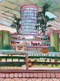 Glass Display by Sari Shryack - Original Painting