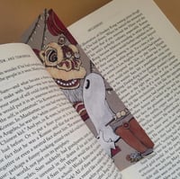 Image 1 of Traditional Bookmark--Swoopy at a Chinese Lion Dance