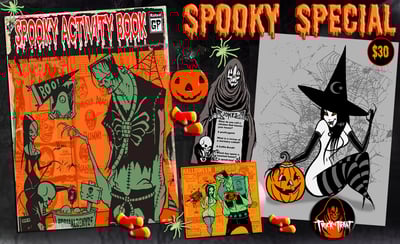 Image of SPOOKY SPECIAL 2025  WITCH  print way - LESS STUFF NO BAG