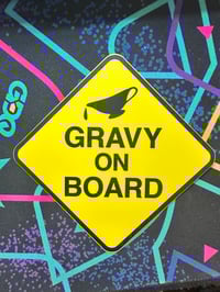 Gravy on Board sticker