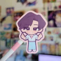 Image 2 of [pre-order] saja boys (KPDH)❄️ waterproof vinyl sticker