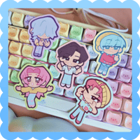 Image 1 of [pre-order] saja boys (KPDH)❄️ waterproof vinyl sticker