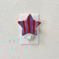 blue and red