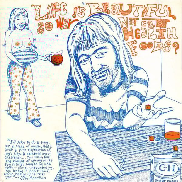 Image of v/a - "Life Is Beautiful So Why Not Eat Health Foods?" Lp (white)