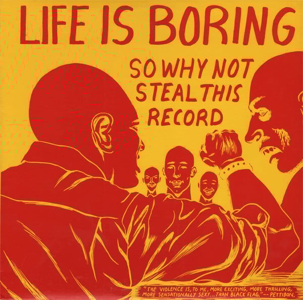 Image of v/a - "Life Is Boring So Why Not Steal This Record" Lp (yellow)