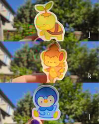 Image 4 of Pokémon starter stickers