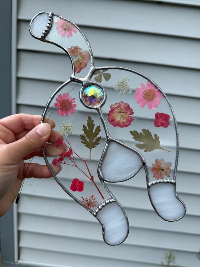 ***Seconds/Trial Piece*** Pink Floral Booty (Large)