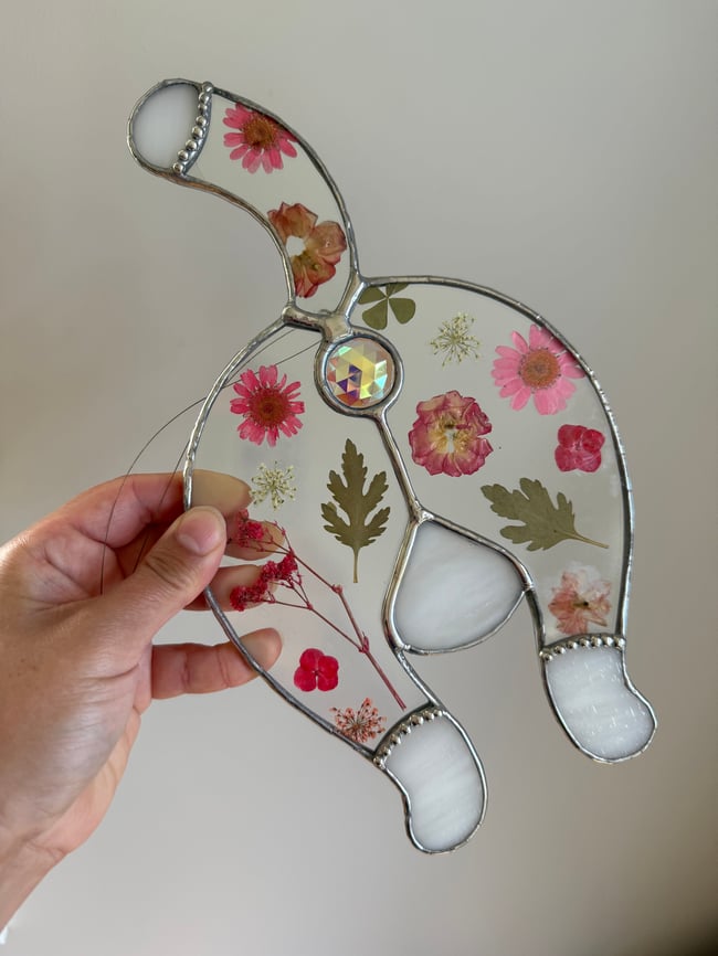 ***Seconds/Trial Piece*** Pink Floral Booty (Large)