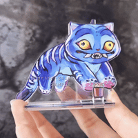 Image 1 of Derpy Tiger Pull Up Standee