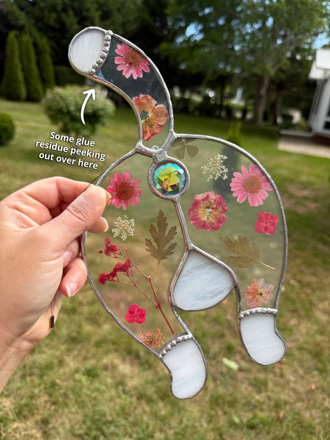 ***Seconds/Trial Piece*** Pink Floral Booty (Large)