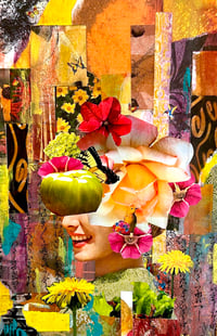Image 3 of Creating Joy from Within Your Immediate Surroundings - Mixed Media Collage - Maximalist Decor