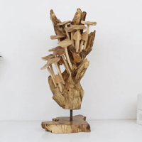 Image 3 of Handcrafted Driftwood Mushroom