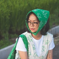 Image 1 of Lucky Clover! Bandana Scarf　バンダナスカーフ