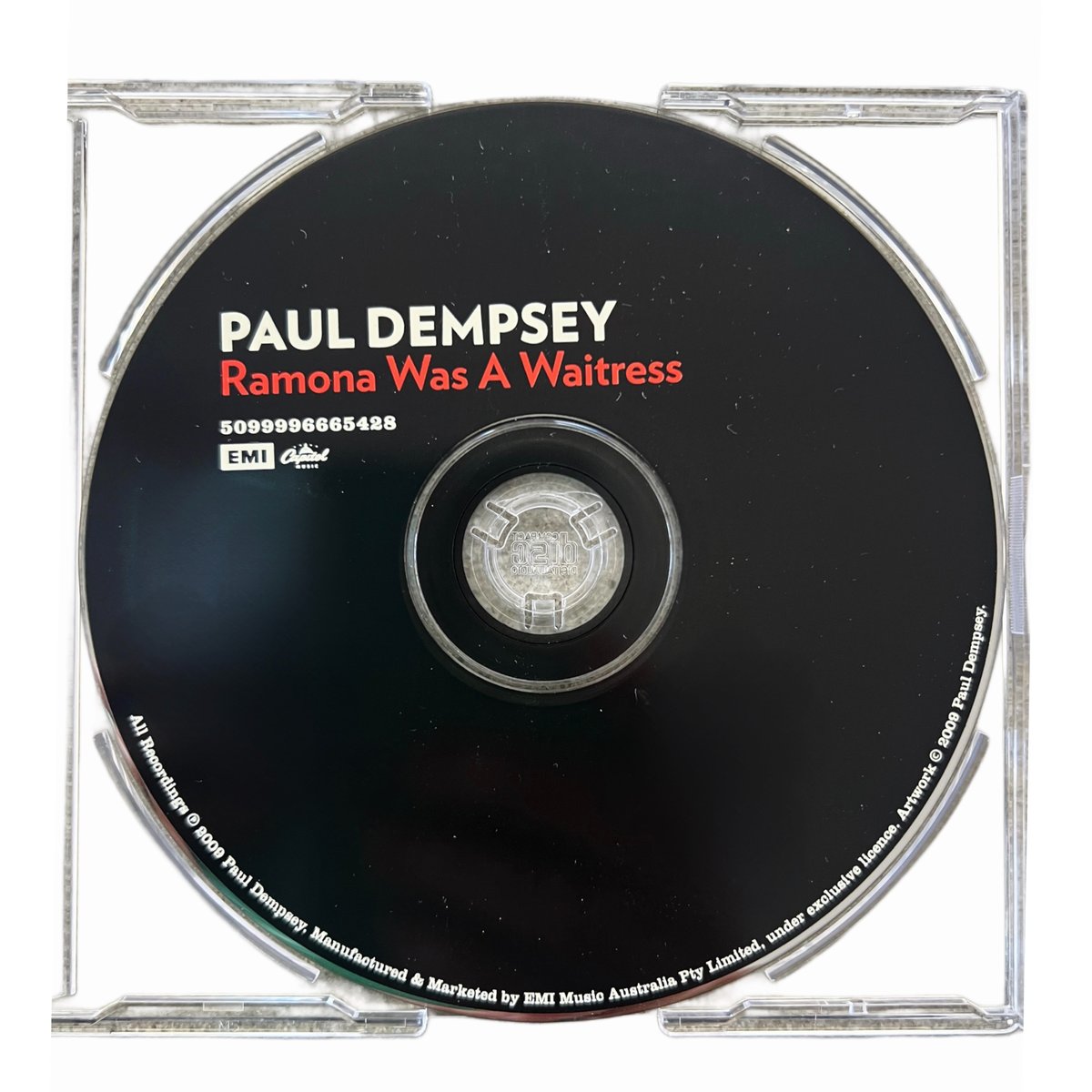 Image of Paul Dempsey - Ramona Was A Waitress limited edition CD single RARE