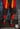  THUtech cyberpunk robo tabi RED boot shoes - original design techwear armor robotic shoes