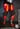  THUtech cyberpunk robo tabi RED boot shoes - original design techwear armor robotic shoes