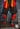  THUtech cyberpunk robo tabi RED boot shoes - original design techwear armor robotic shoes