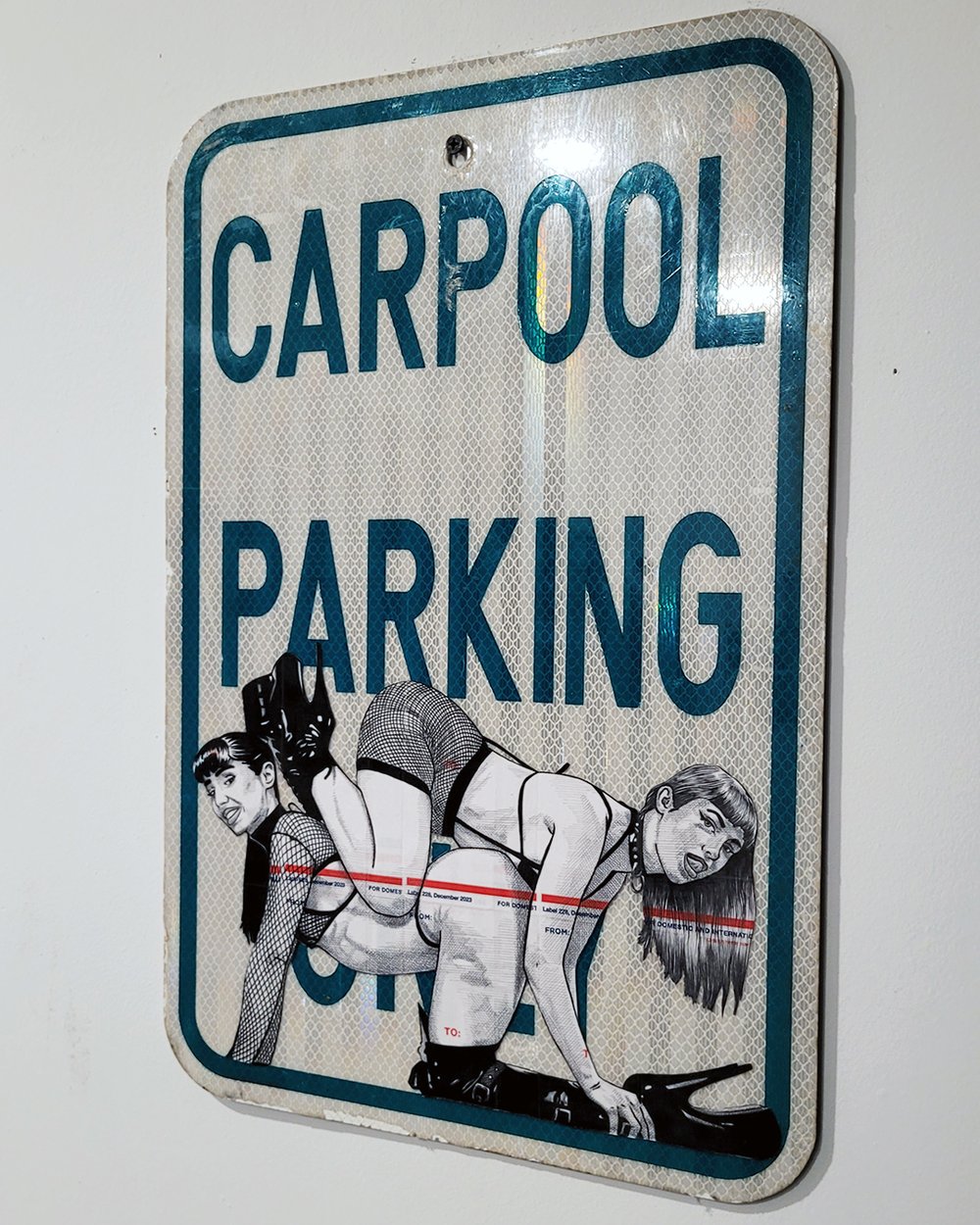 "CARPOOL PARKING ONLY"