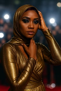 Image 2 of The Elements Wet Deluxe Hooded Scarf| More Colors Available🎨 Surf and Turf 🌊