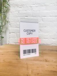 Image 1 of Customer Copy - No Returns No Refunds