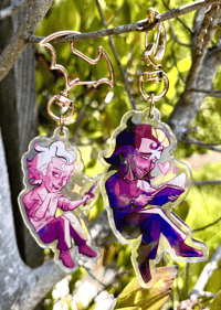 Image 4 of Bloodweave Duo || Baldur's Gate 3" Inch Acrylic Charms