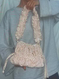 Image 2 of Cream Polka Dot Pudding Pouch 