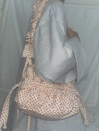 Image 6 of Cream Polka Dot Pudding Pouch 