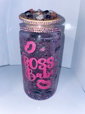 Image of 16 oz Pre made snow globe cups