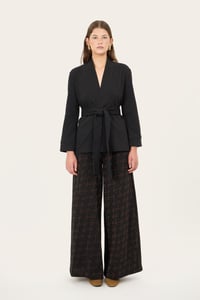 Image 2 of CARDIGAN MARYLIN CORIANDOLO NERO