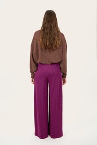 Image 4 of PANTALONE PALOMA MARGHERITA VIOLA