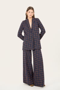 Image 3 of PANTALONE PALOMA GEOMAC MULTI BLU