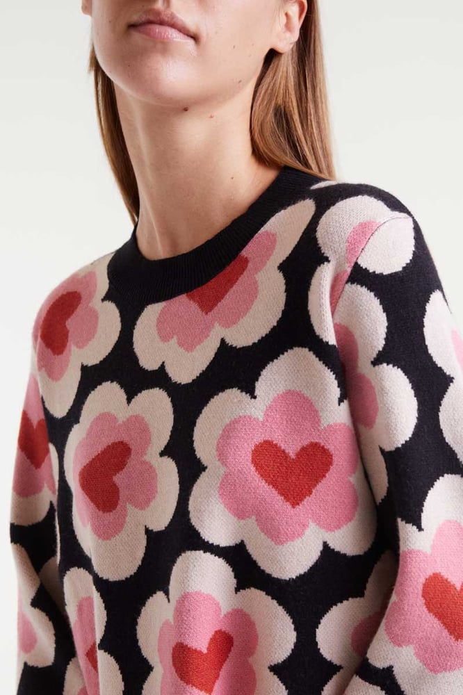 Image of Vestido corto de punto Compañía Fantástica. 