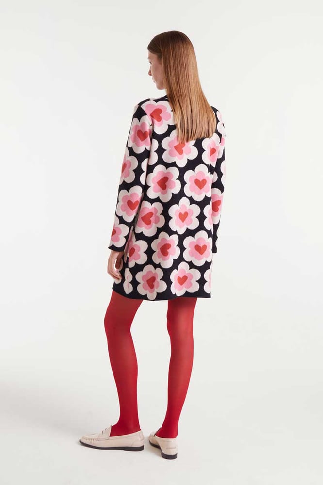 Image of Vestido corto de punto Compañía Fantástica. 