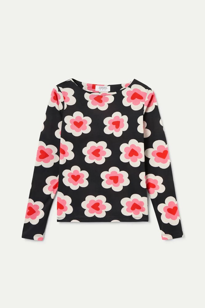 Image of Camiseta con estampado SweetHeart .Compañía Fantástica.