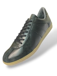 Image 2 of VEGANCRAFT black German Army Trainer sneaker made in Slovakia