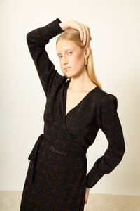 Image 3 of ABITO AGATA GEOMAC MULTI NERO