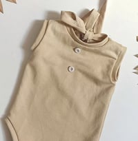 Image 2 of Newborn bodysuit for photo shoots | Robbie| beige