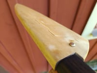 Image 2 of Stainless 240 gyuto with saya.