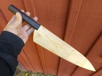 Image 3 of Stainless 240 gyuto with saya.