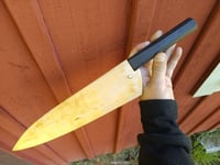 Image 1 of Stainless 240 gyuto with saya.