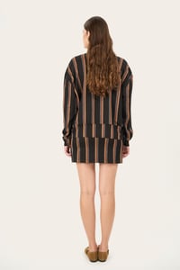 Image 4 of FELPA MOJITO RIGHE NERO